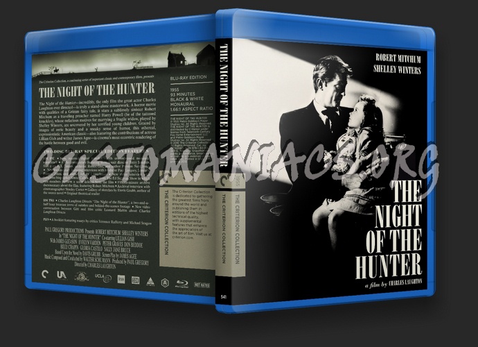 541 - The Night of the Hunter blu-ray cover