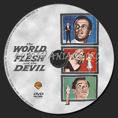 The World, The Flesh and The Devil dvd label