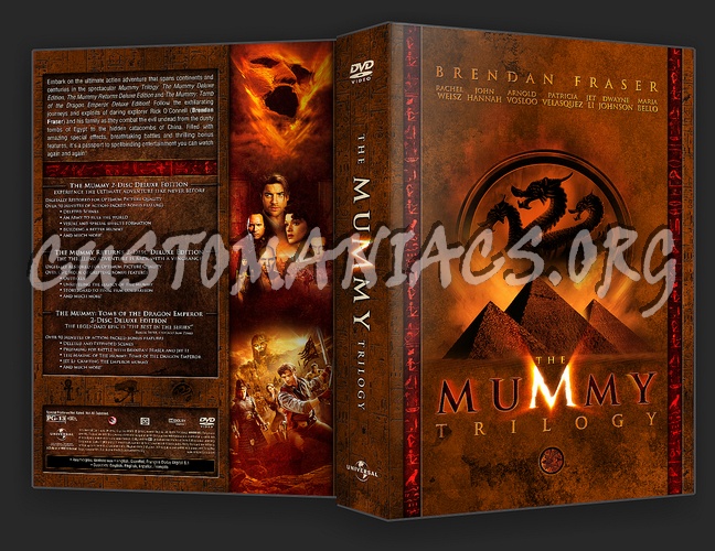 The Mummy Trilogy dvd cover