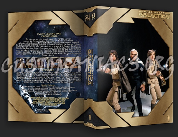 Battlestar Galactica Original Series dvd cover