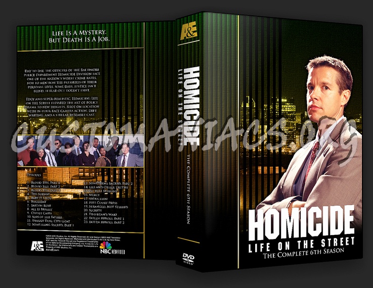 Homicide: Life On The Streets - TV Collection dvd cover