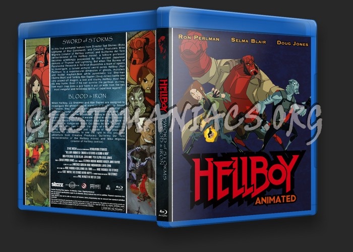 Hellboy Animated: Sword of Storms & Blood & Iron blu-ray cover