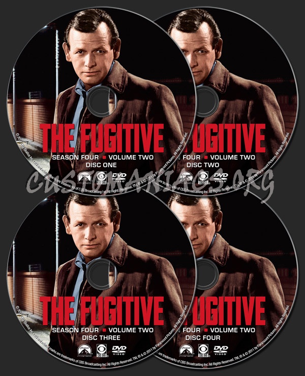 The Fugitive Season 4 Volume 2 dvd label