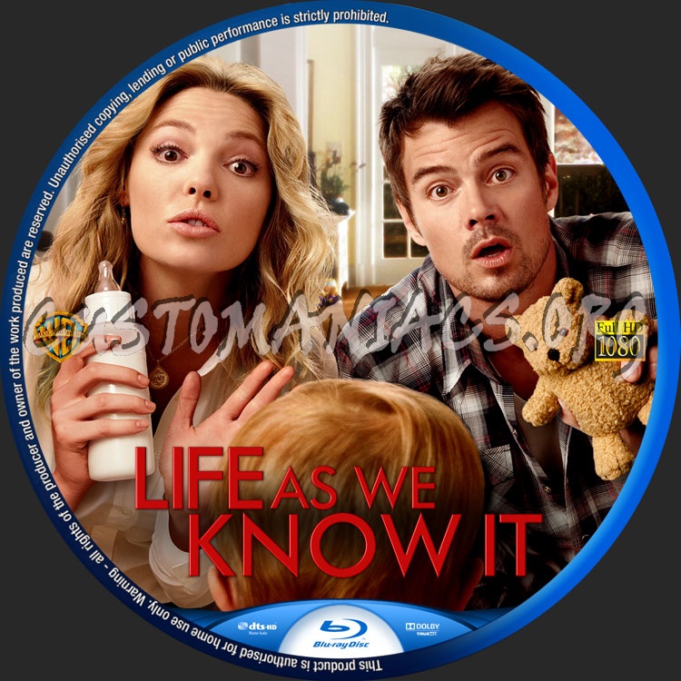 Life As We know It blu-ray label