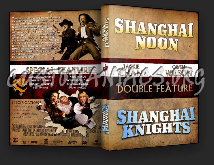 Shanghai Noon / Knights Collection dvd cover