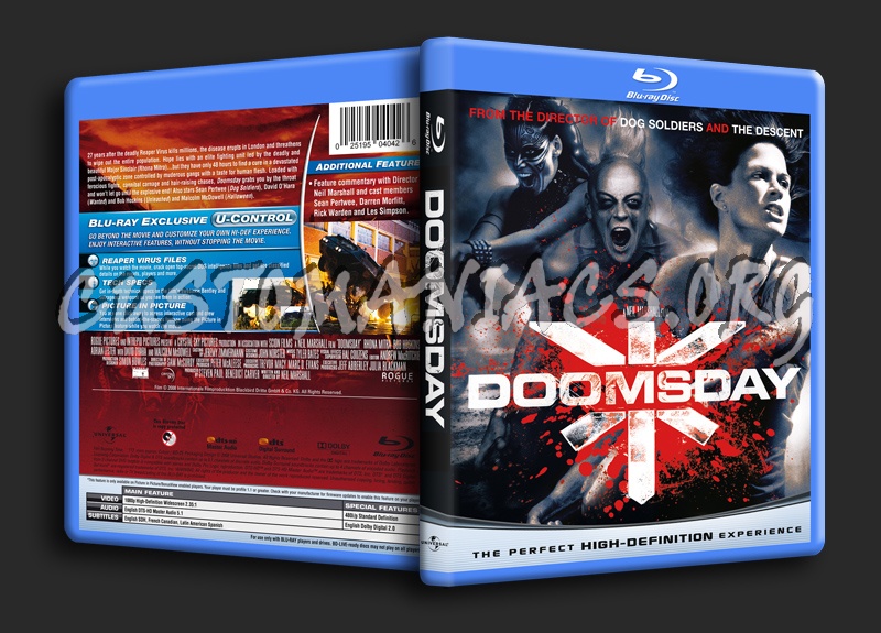 Doomsday blu-ray cover