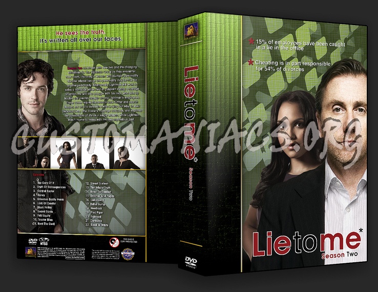 Lie To Me - TV Collection dvd cover