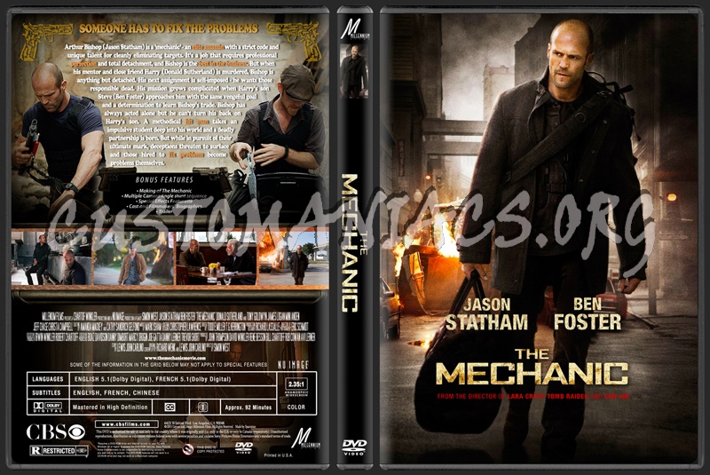 The Mechanic dvd cover