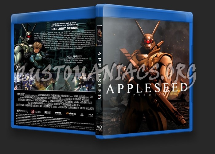 Appleseed blu-ray cover