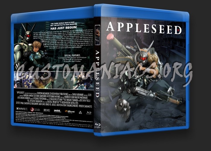 Appleseed blu-ray cover