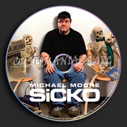 Sicko dvd label