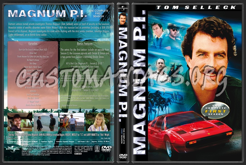 Magnum P.I. dvd cover