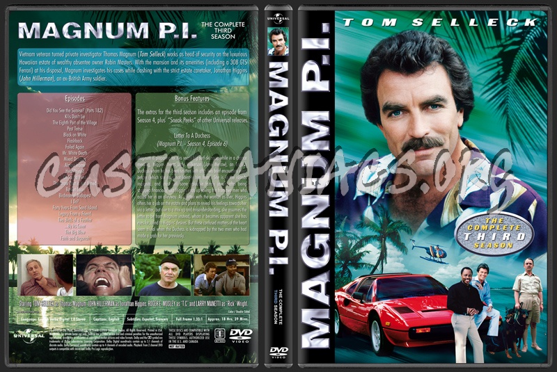 Magnum P.I. dvd cover