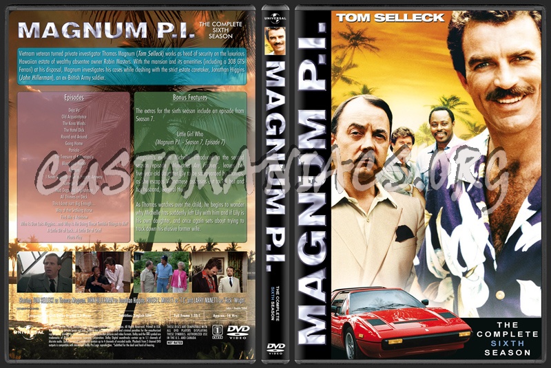 Magnum P.I. dvd cover