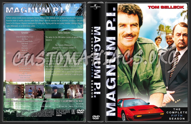 Magnum P.I. dvd cover