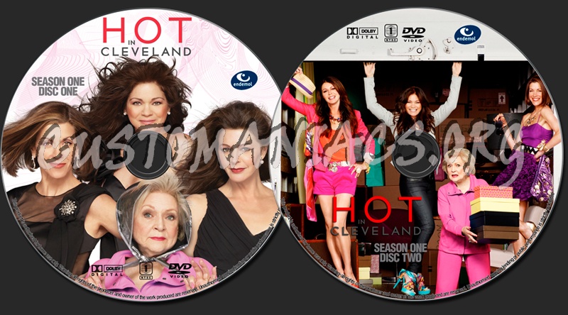 Hot in Cleveland Season One dvd label
