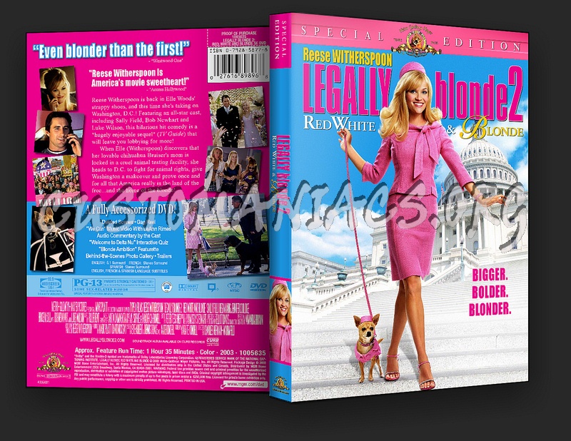 Legally Blonde 2 - Red White and Blonde dvd cover