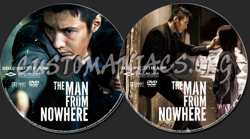 The Man from Nowhere dvd label