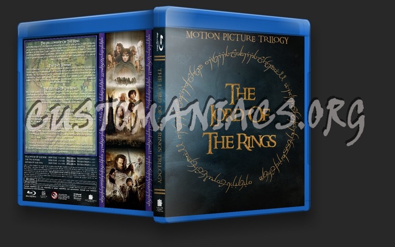 Lord Of The Rings Trilogy blu-ray cover