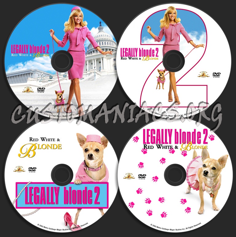 Legally Blonde 2 - Red White and Blonde dvd label