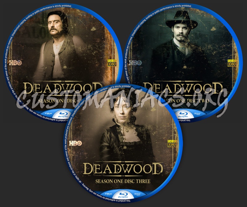 Deadwood - Season 1 blu-ray label