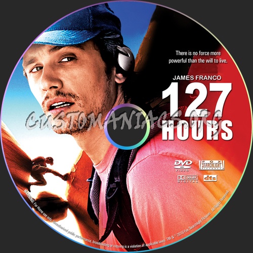 127 Hours dvd label