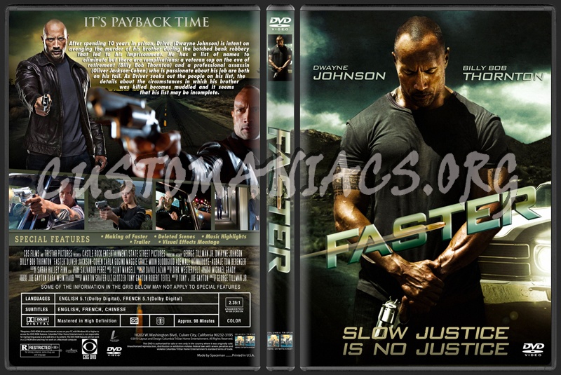 Faster dvd cover