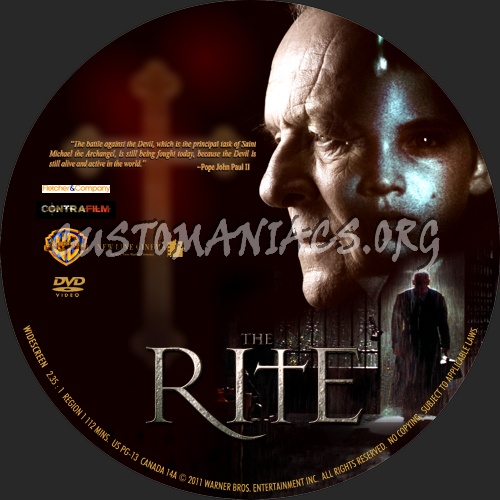 The Rite dvd label