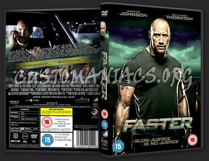 Faster dvd cover