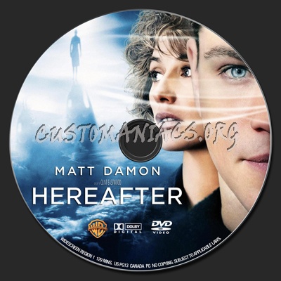 Hereafter dvd label