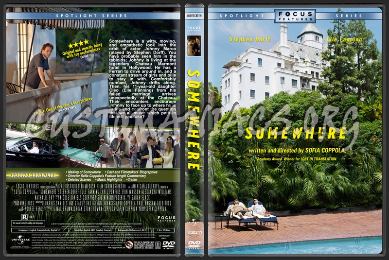 Somewhere dvd cover