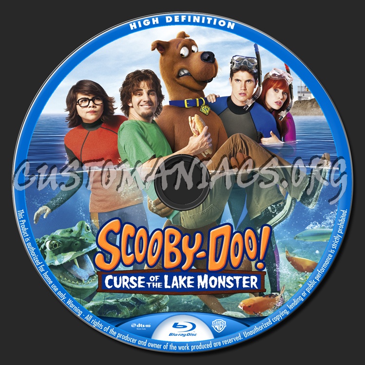 Scooby Doo Curse Of The Lake Monster blu-ray label
