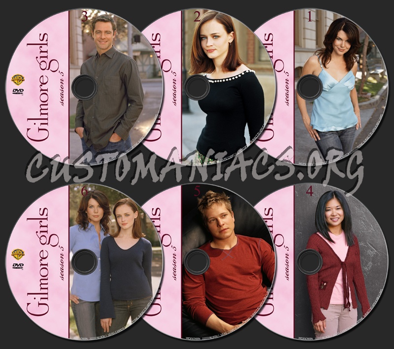 Gilmore Girls dvd label