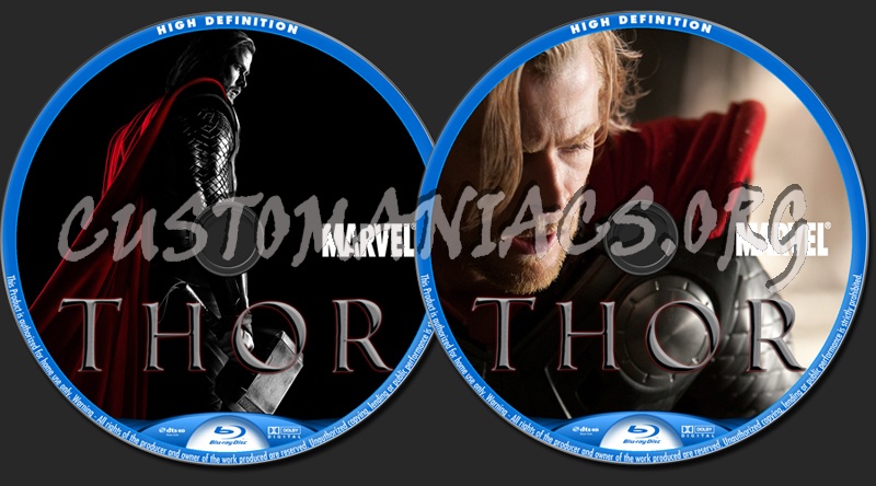 Thor blu-ray label