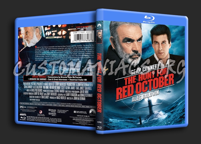 The Hunt for Red October blu-ray cover