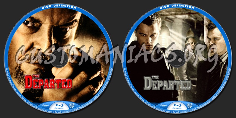 The Departed blu-ray label