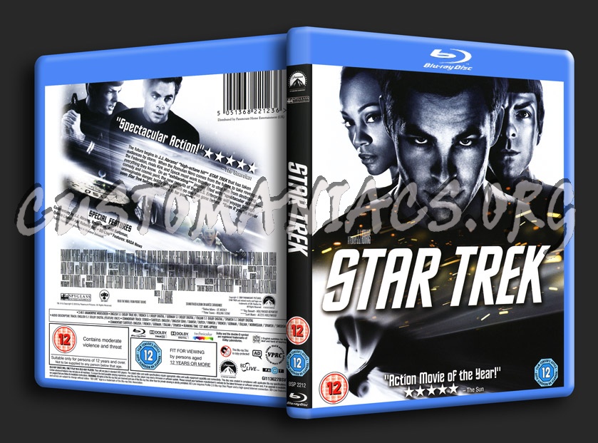 Star Trek XI blu-ray cover