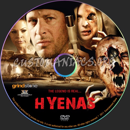 Hyenas dvd label