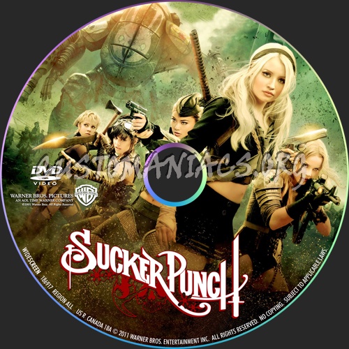 Sucker Punch dvd label