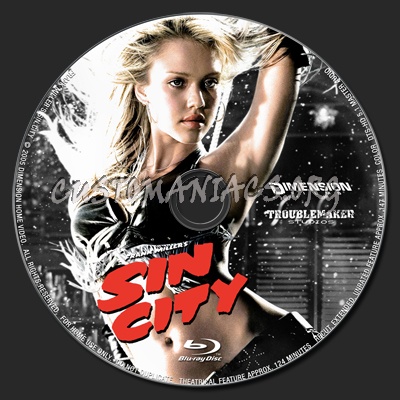 Sin City blu-ray label