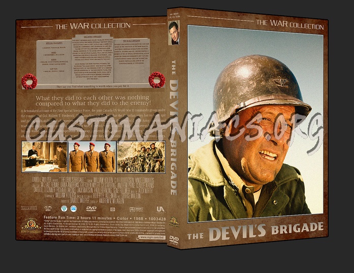 War Collection The Devil's Brigade dvd cover
