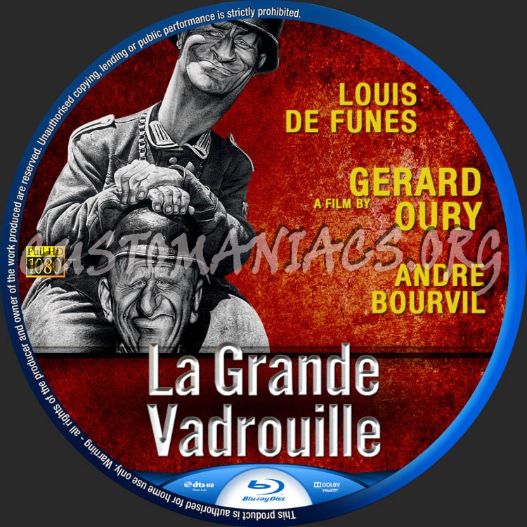 La Grande Vadrouille blu-ray label