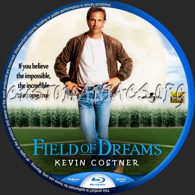 Field of Dreams blu-ray label