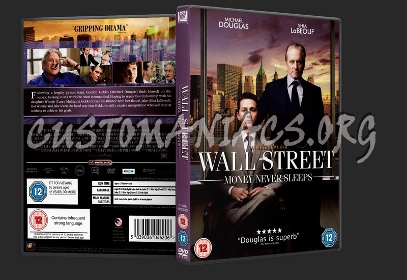 Wall Street: Money Never Sleeps dvd cover