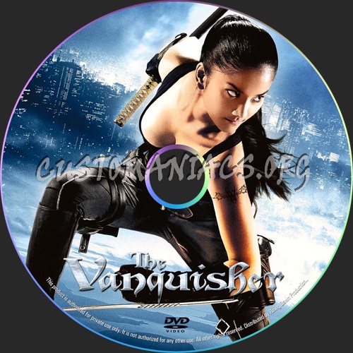 The Vanquisher dvd label