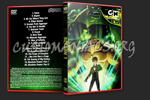 Ben 10 Ultimate Alien dvd cover