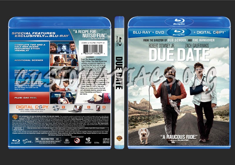 Due Date blu-ray cover