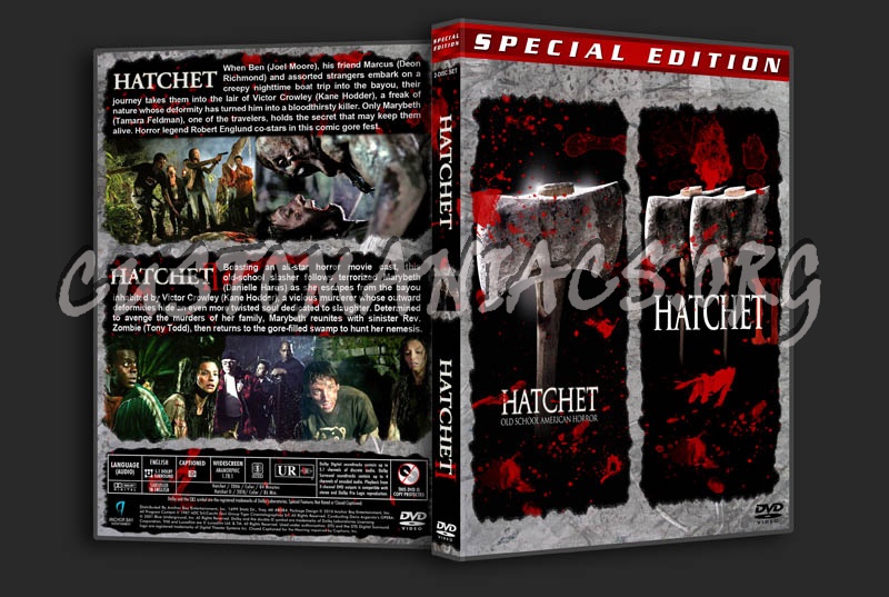 Hatchet Double Feature dvd cover