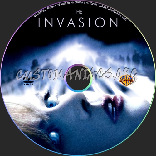 The Invasion dvd label