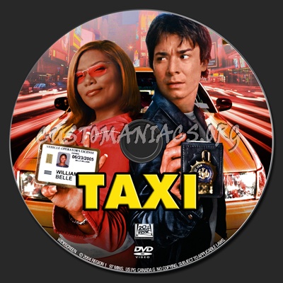 Taxi dvd label